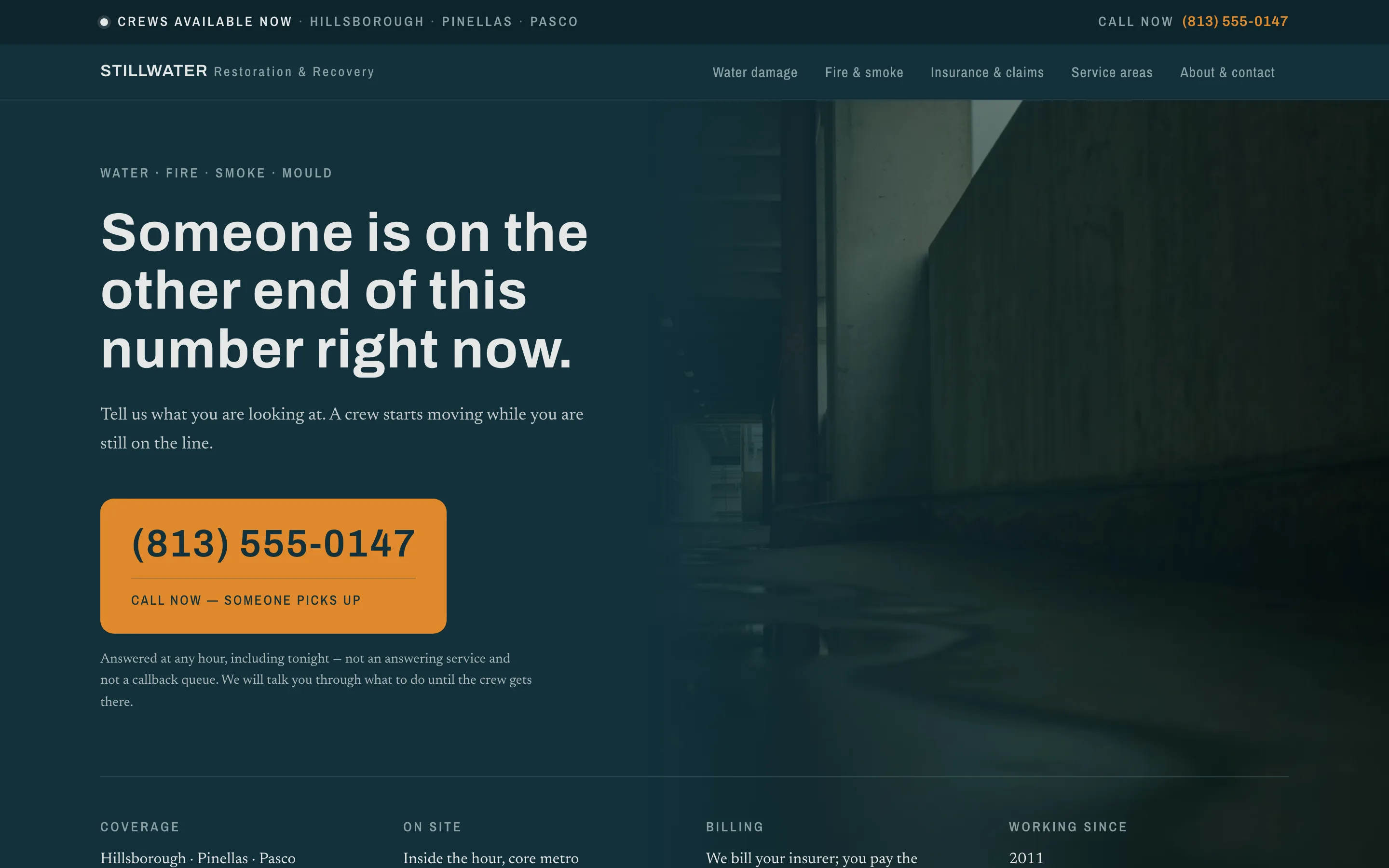 The Stillwater Restoration & Recovery website